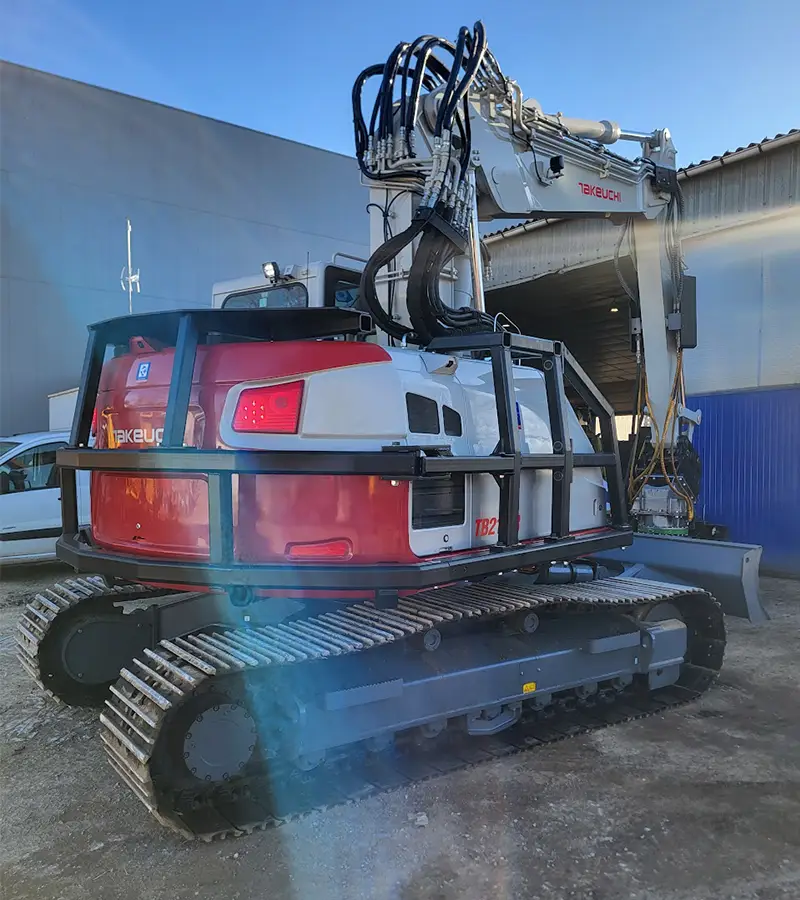 HMS Rodez materiel mini pelles